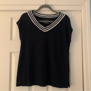 Talbots V-neck Blouse